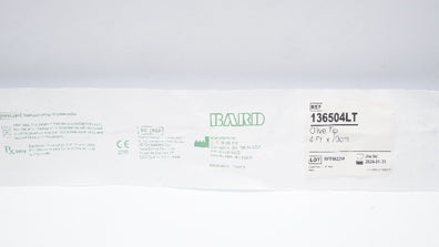 Bard 136504LT Polyurethane Ureteral Cath. Olive Tip 4Fr x 70cm (x)